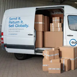 commercial vehicle graphics and branding on delivery van